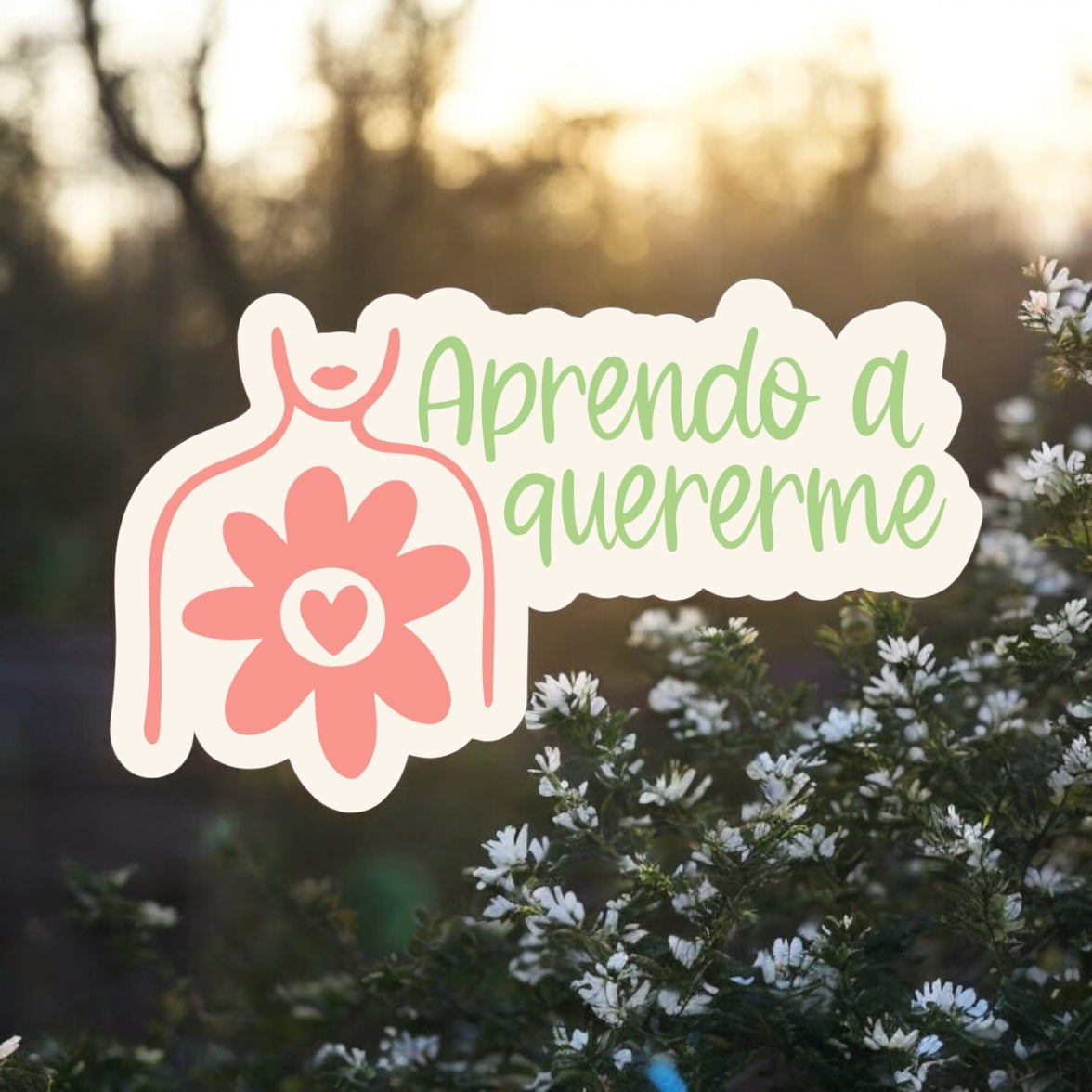 Sticker “Aprendo a quererme” – Amor propio en proceso