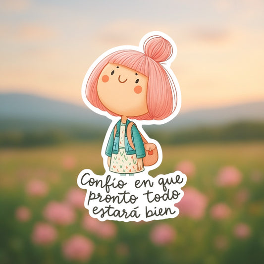 Sticker - Confío en que pronto todo estará bien