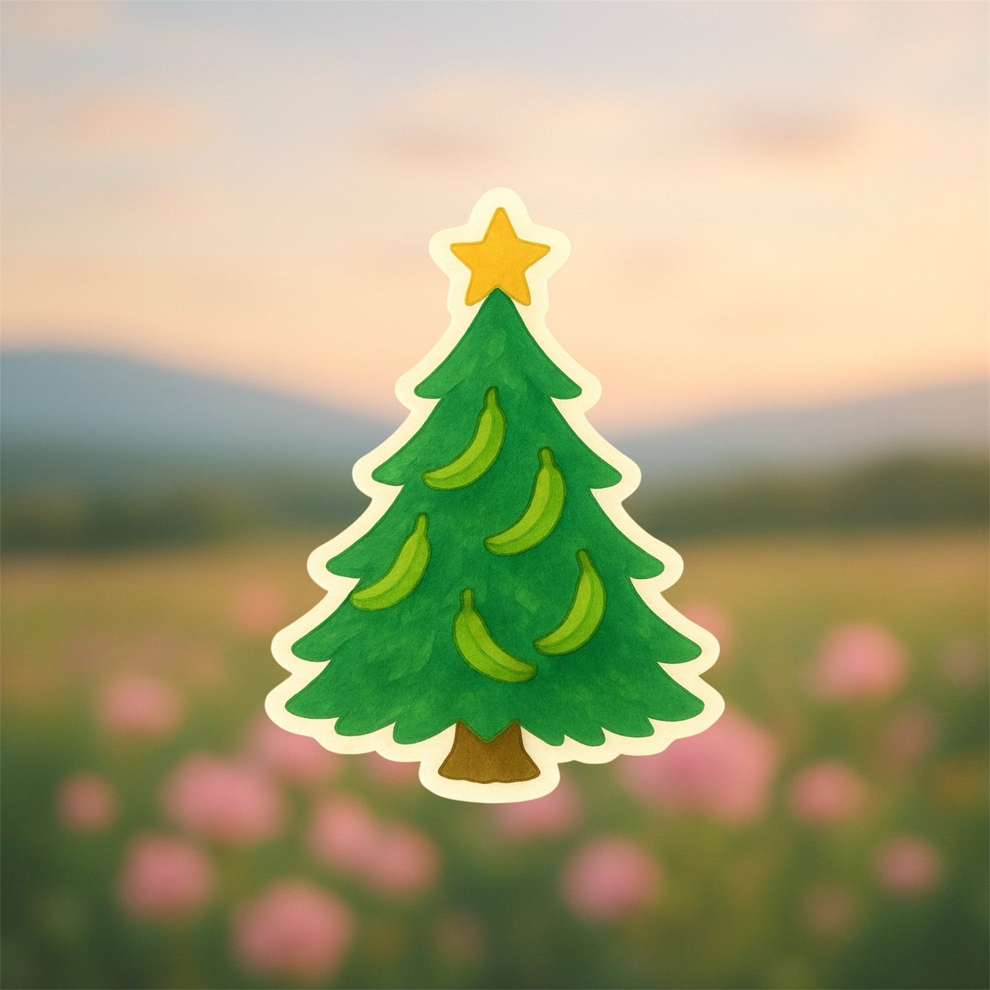 Sticker Tropical 🌴 - Árbol Navideño Boricua 🎄