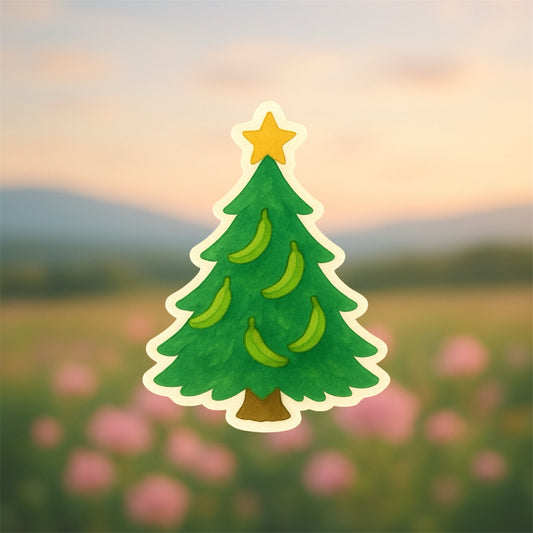 Sticker Tropical 🌴 - Árbol Navideño Boricua 🎄