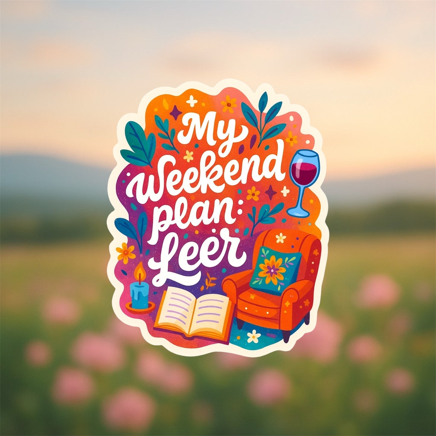 Sticker - 📚 My Weekend Plan: Leer