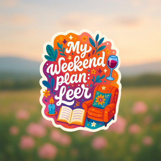 Sticker - 📚 My Weekend Plan: Leer