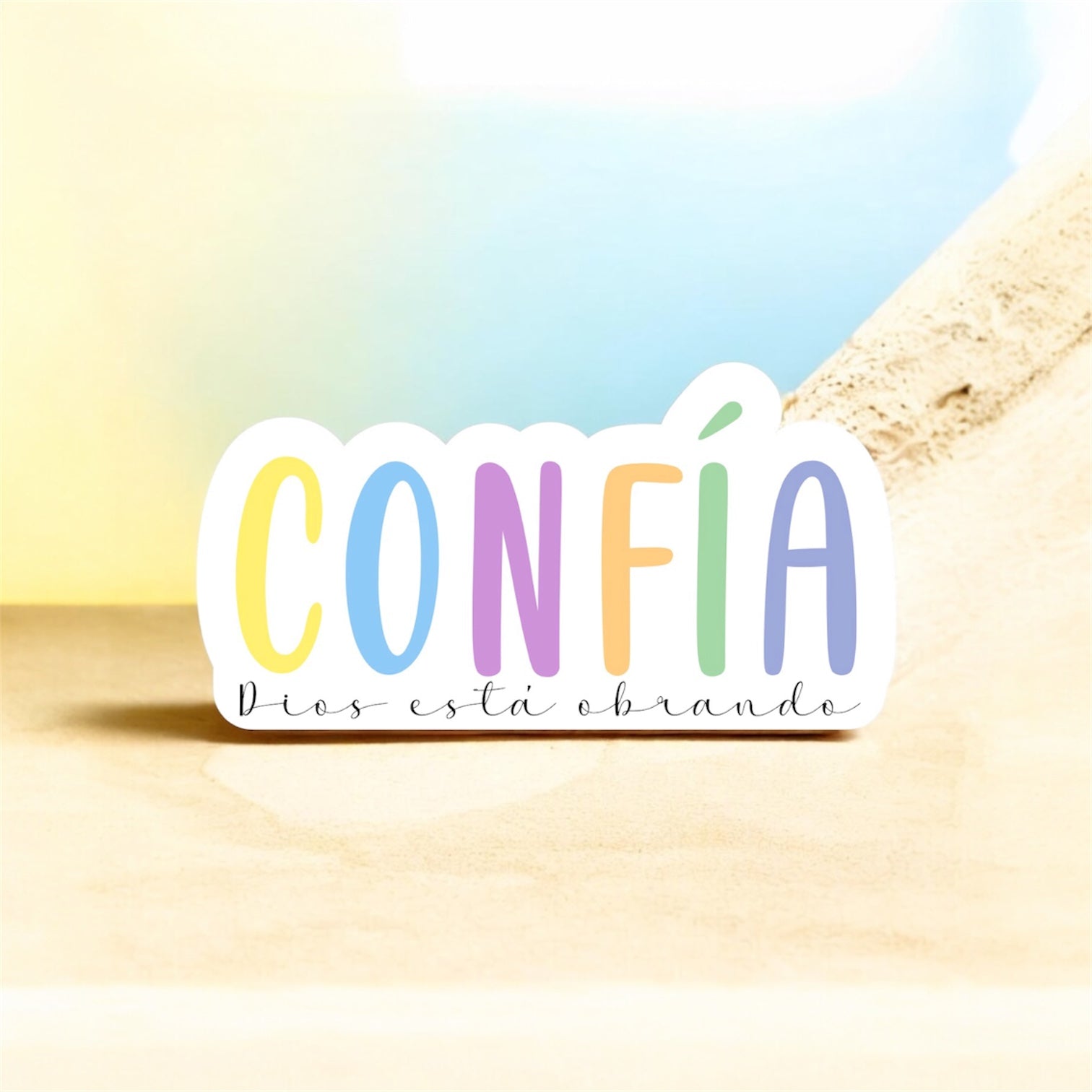 Confía Dios está obrando 🤍🙏🏽 Sticker